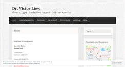 Desktop Screenshot of drvictorliew.com