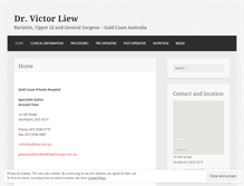Tablet Screenshot of drvictorliew.com